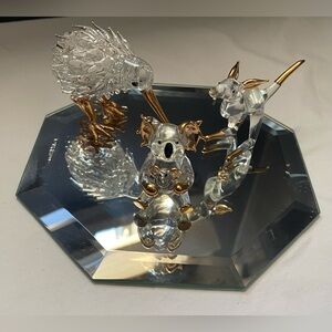 Australian themed glass animals- koala bear / kangaroo / kiwi- all 3 for 1 price